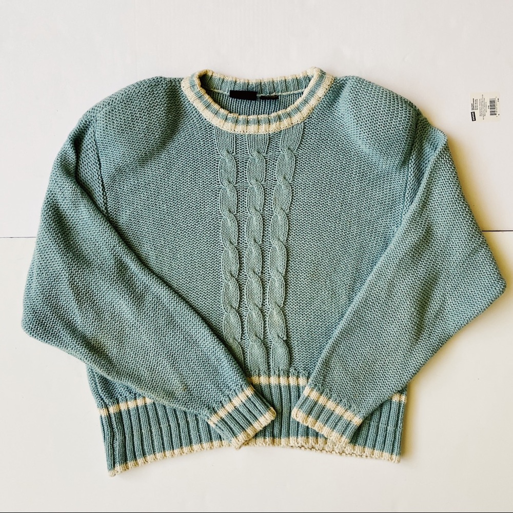 Vintage Lizsport crop knit sweater